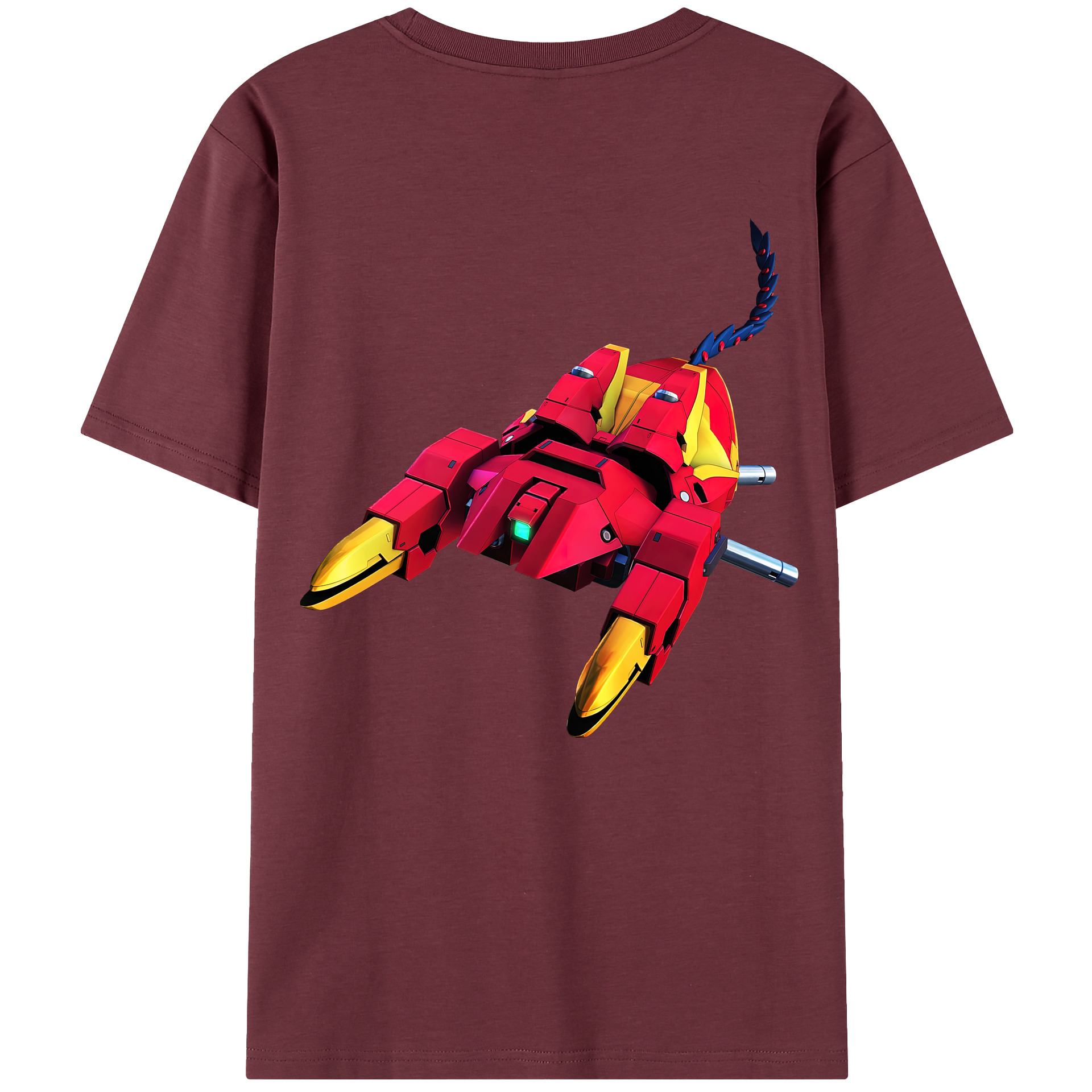 （画像用） 機動戦士ガンダム Mobile Suit Gundam 綿100％半袖Tシャツ（背面プリント）